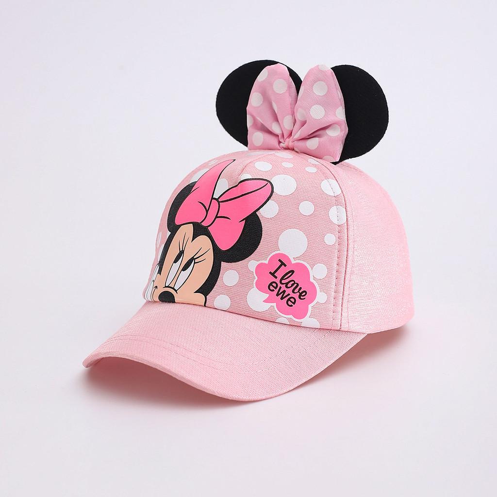 Mickey Mouse Duckbill Hat With Sunshade For Childrens Outdoor Activities And Casual Wear