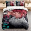 Chainsaw Man 3PC Bedding Set Print Duvet Cover with Two Pillowcases Home Bedroom Decoration festival gift