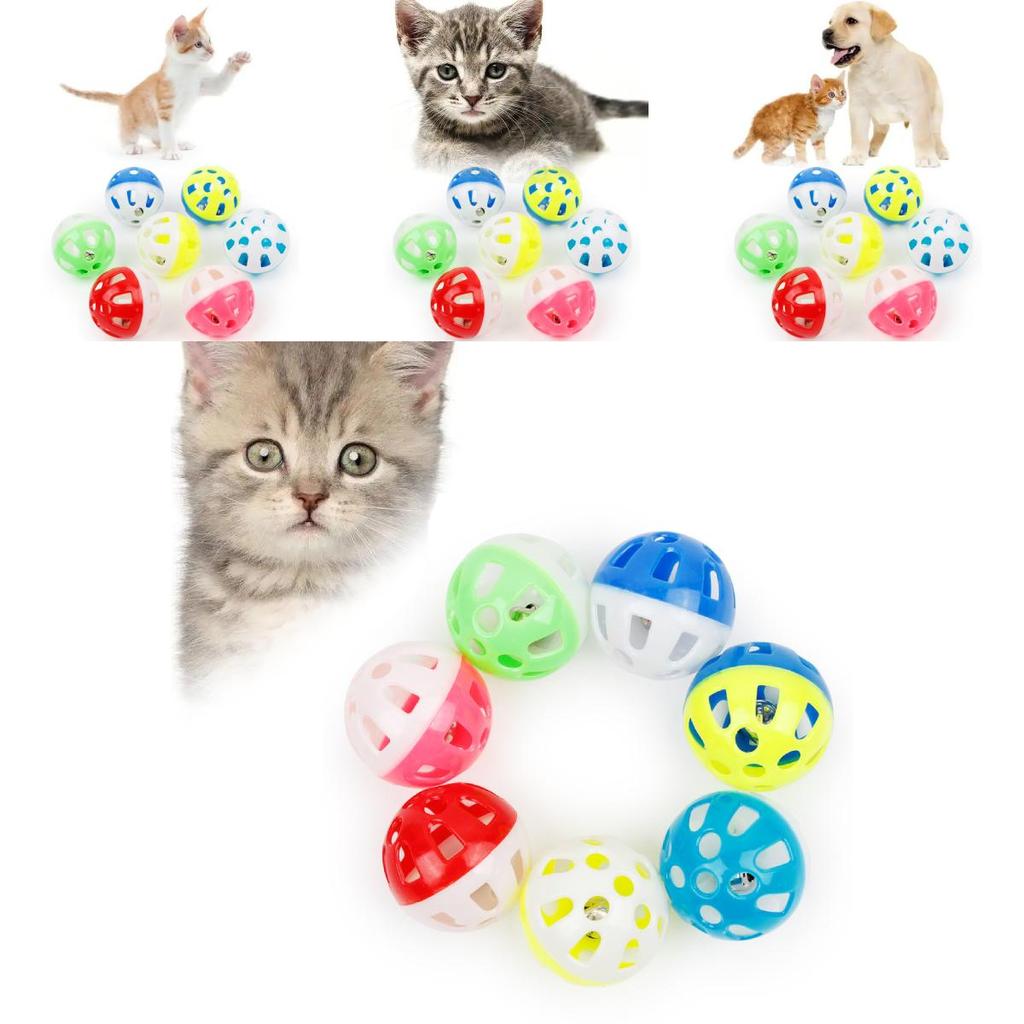Пластиковый мяч для бросания для домашних животных с полым дизайном для кошек и мелких питомцев