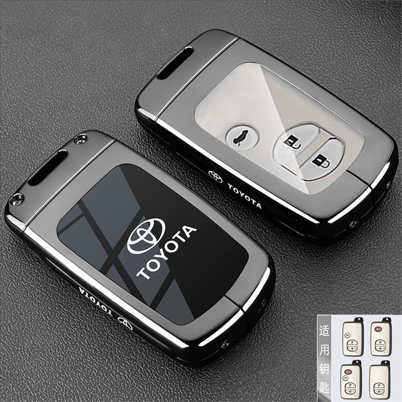 svagd6 Compatible with Toyota Alphard Key Cover for Noah, Sienna, Sienta, Superb, Voxy, Tundra, Sequoia, and Truck Car Bag Buckle Shell