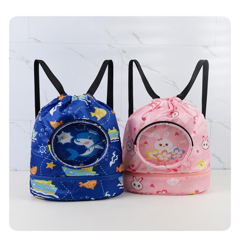 Kids' Cute Cartoon Portable Beach Backpack