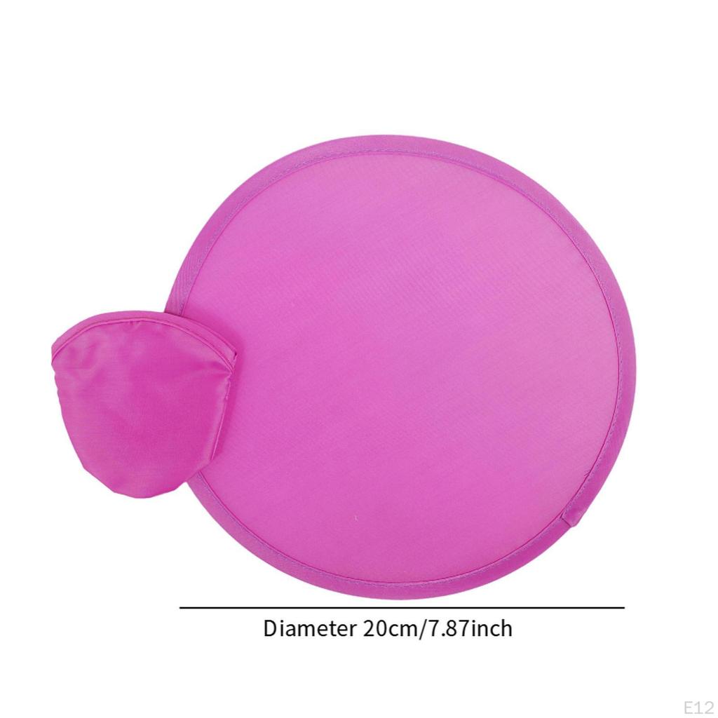 Складной веер из 10 предметов, Летающий диск, Классический, Диаметр 20 см, Круглый, Портативный для