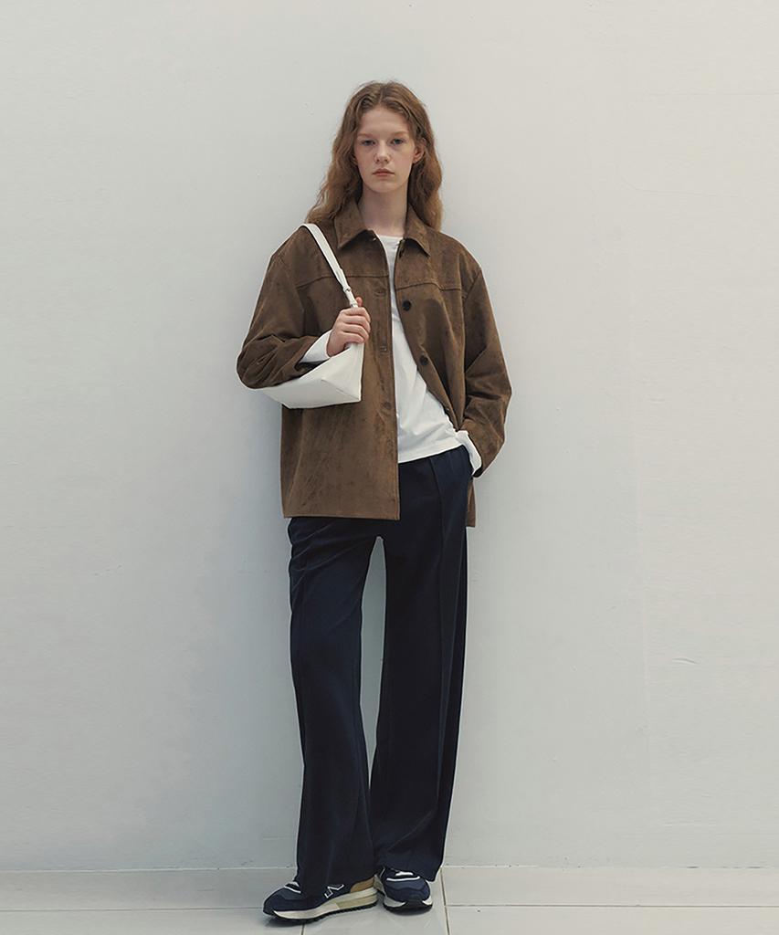 NEEV Wide Jersey Track Pants (Navy)