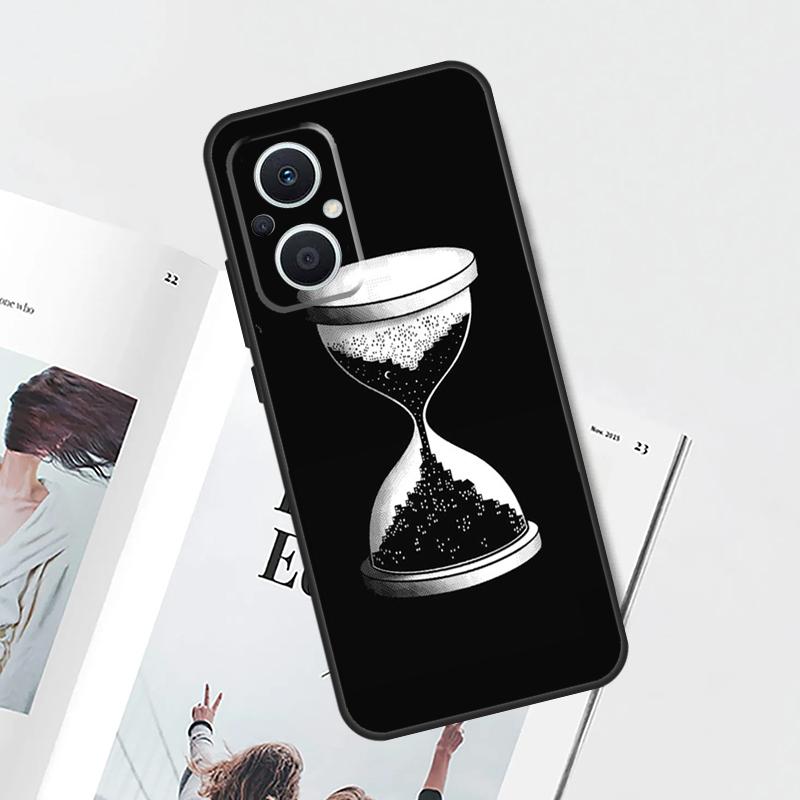 Чехол-песочные часы для OPPO Find X9 X8 X6 Pro OPPO Reno 7 8 Lite 10 11 12 13 14 Pro 11F 12F 13F 14F Чехол