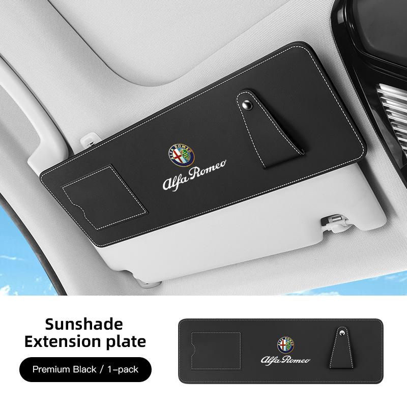 Car Sun Visor Extender Panel Anti-glare Blocking Board For Alfa Romeo Giulietta 159 Mito Giulia Stelvio 147 156 Tonale Brera