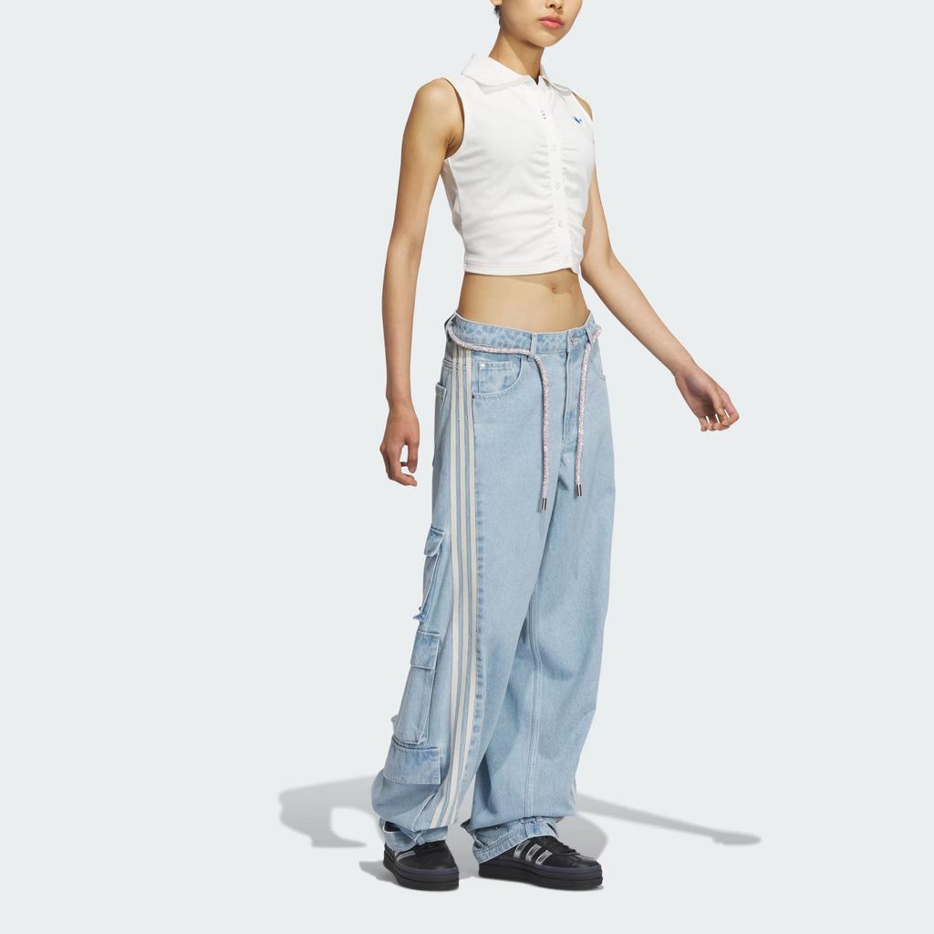 adidas Джинсы ADILLENIUM DENIM Женские Ярко-синие JY4515