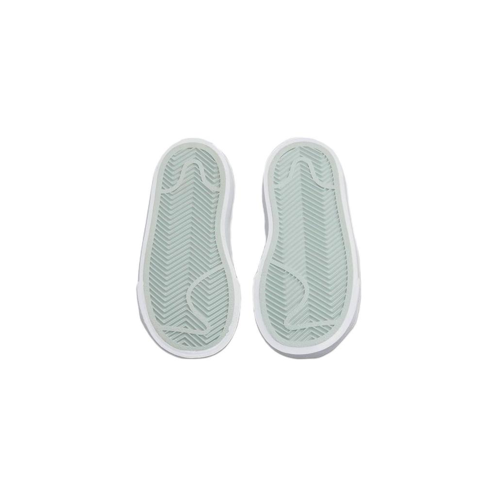 Nike Court Legacy TD Leather Non-Slip Shock Absorption Low-Top Sneakers Baby Sneakers White DA5382-114