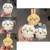 Плюшевый брелок Chiikawa Giy Usagi из короткого плюша для коллекционеров и фанатов