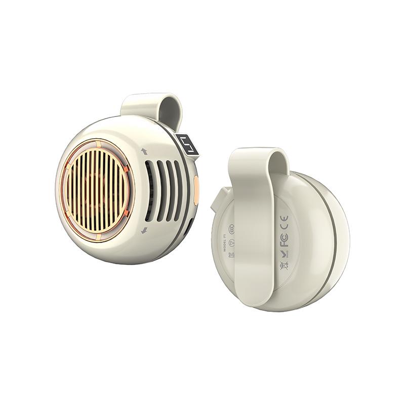 Portable Leafless Mini Cyclone Fan: Clip-On, Handheld, Wearable & Rechargeable