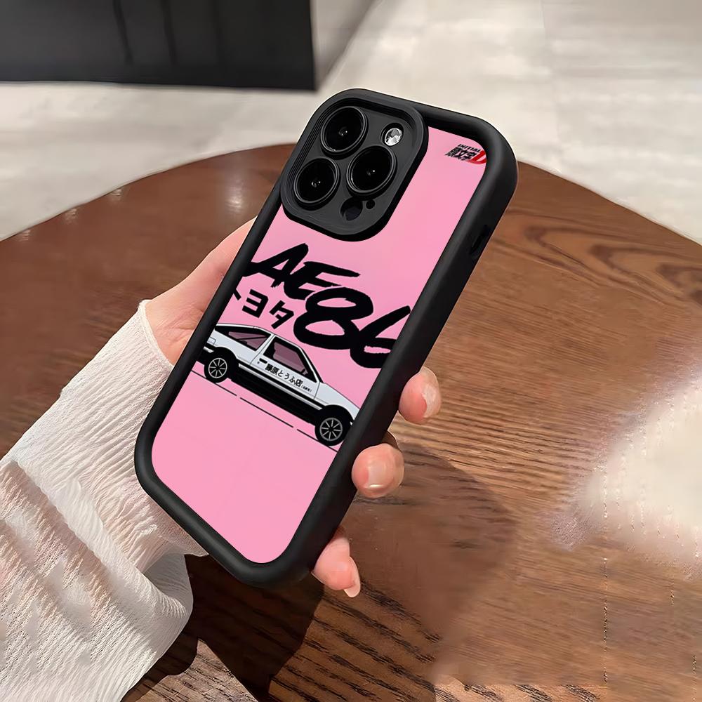 Чехол для телефона I-Initial D AE86 для iPhone 17 Pro Max 15 Pro 16 14 Plus 12 13 Mini 11 Pro, противоударный, мягкий чехол