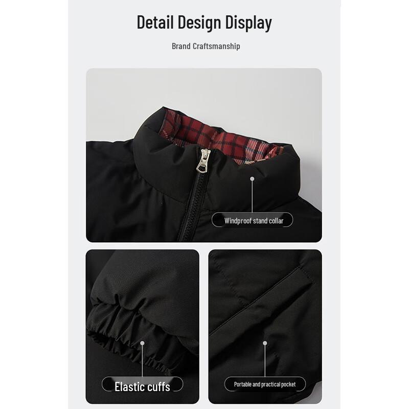 PNJ Men's Winter Casual Thick Puffer Jacket