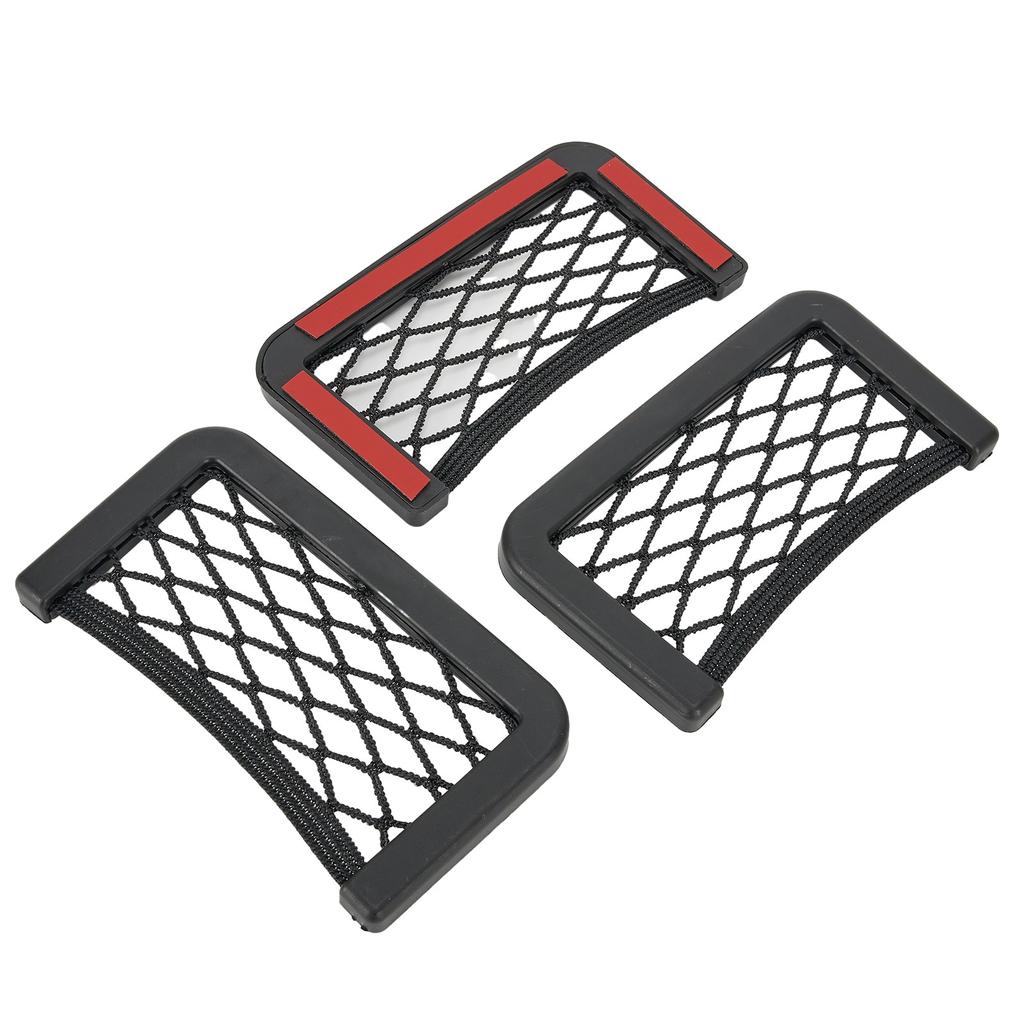 Высококачественная автомобильная сетчатая сумка для хранения, сетчатая сумка для хранения, двухсторонний органайзер, сетчатый карман, боковой органайзер, детали, держатель для телефона, универсальный