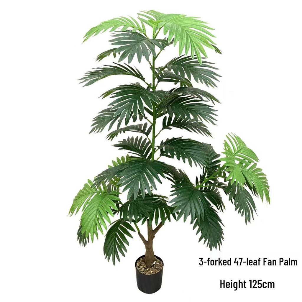 Indoor Areca Palm Simulation: Decorative Faux Tree for Home, Mall, or Hotel