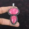 Thulite Pendant Boho Style Jewelry 925 Sterling Silver Pendant Real Gemstone Handmade Pendant Vintage Jewelry Gift For Girl Designer Jewelry