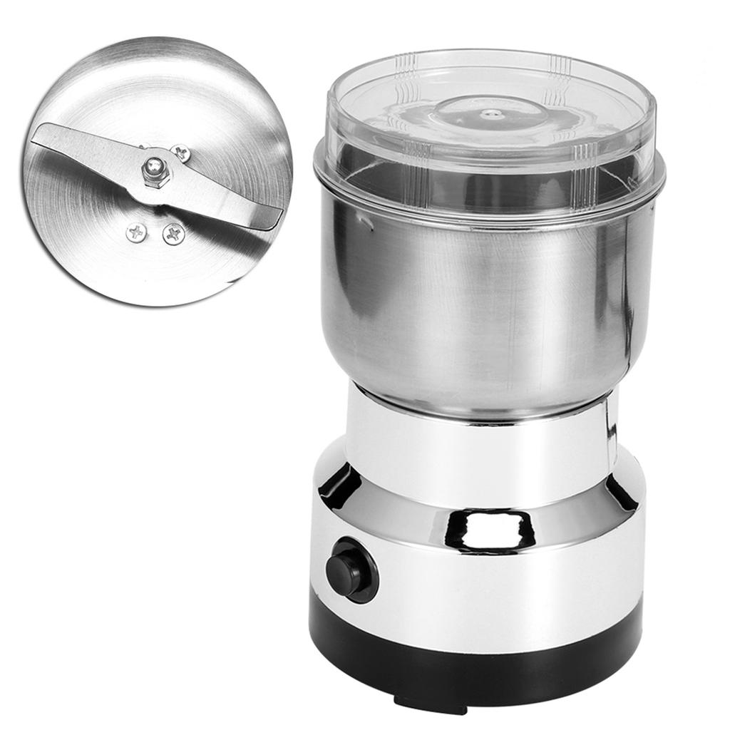 Электрическая мельница из нержавеющей стали для специй, кофе, орехов, зерна, трав, измельчитель, блендер, кухонный инструмент Великобритания