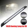 12-28V 6000k for RV Caravan Interior Wall Lamps Outdoor Camping Light Equipment 18 LED Awning Lamp Trailer Exterior Lamp