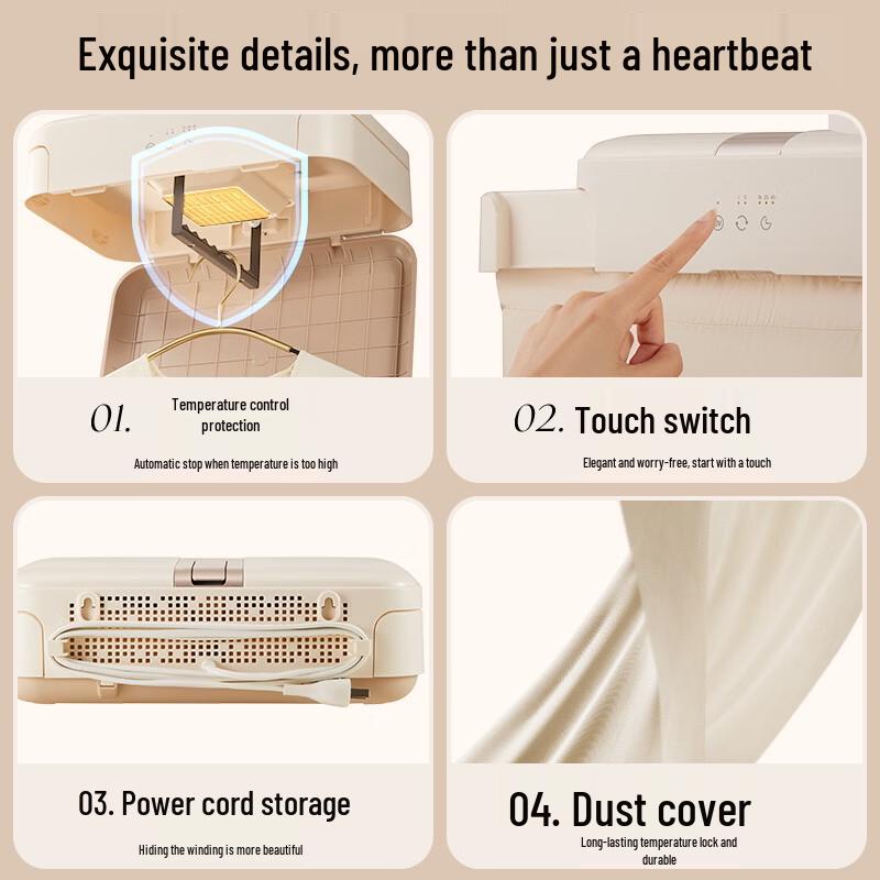 Bear Foldable Portable Clothes Dryer CN plug (adapter included)