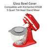 Mixers Bowl Covers for KitchenAid 4.5-5 Quart Dustproof Lid with Extra Dump Window Innovative Mixer Bowl Accessory