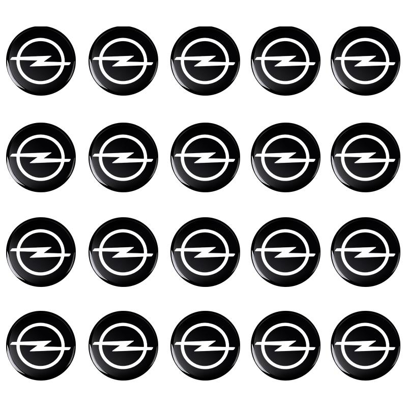 14 мм Алюминиевая наклейка-эмблема на брелок автомобиля Автоаксессуары Для Opel Astra j Insignia Astra g Corsa Zafira b Mokka Vivaro