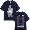 Тейт МакРэй Miss Possessive Tour Мерч Футболки Унисекс Женские Харадзюку Круглый Вырез Короткий Рукав Хлопок Повседневная Футболка Уличная Одежда