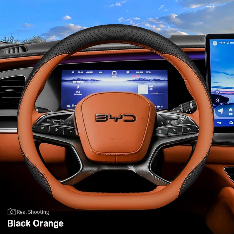 Для BYD Sea Lion 07 EV BYD Sea Lion 05 06 DM-I EV 2026 2026 Тип D Чехол на руль автомобиля Ультратонкая кожа Автоаксессуары