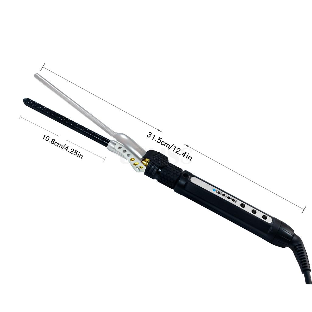 3/8 дюйма маленькая вращающаяся плойка 9 мм плойка для завивки волос тонкая палочка для завивки волос для мужчин короткие волосы керамические мужские волосы Waver