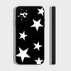 Чехол со звездным леопардовым принтом для IPhone 17 Air 16 15 14 13 Pro Max 11 12 Черный силиконовый чехол