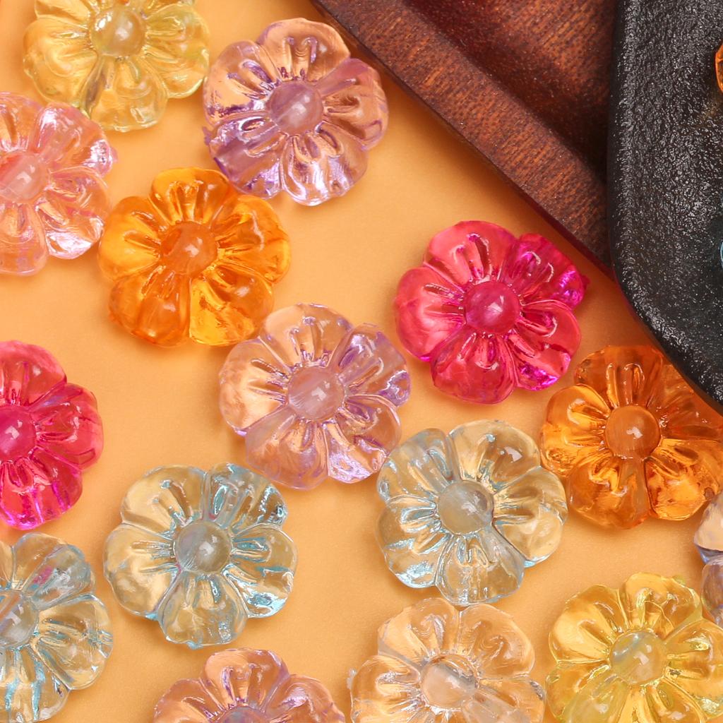 10 шт. 19,3 мм модные акриловые прозрачные кристаллы сливы свободные бусины для изготовления ювелирных изделий DIY ювелирные аксессуары