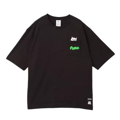 Ripndip FW25 Расслабленная футболка с карманом, свободного кроя, с круглым вырезом и коротким рукавом, унисекс, топы 633779-01