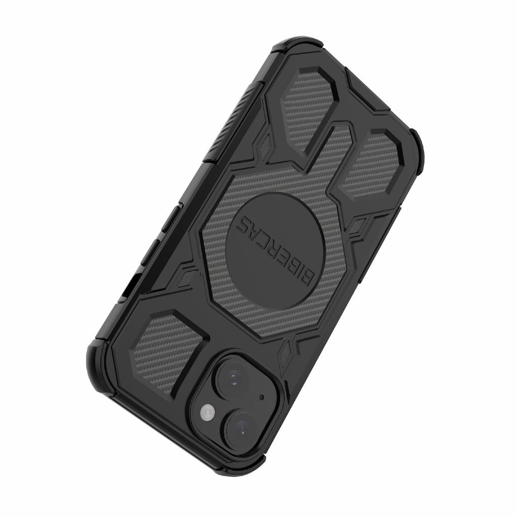 BIBERCAS J-16 Series For iPhone 15 Case Compatible with MagSafe Anti Drop TPU+PC Phone Cover