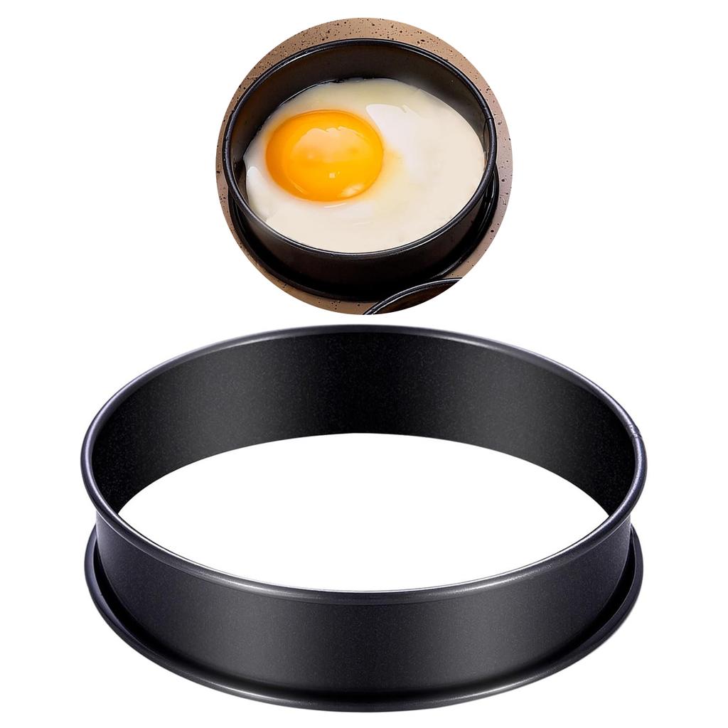 8 штук антипригарных форм для крампетов из нержавеющей стали, кольца для крампетов, кольца для английских маффинов, кольца для тартов с двойным загибом для выпечки