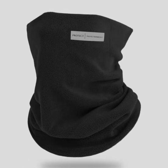 Men Scarf Thick Warm Elastic Knitted Anti-slip Multifunctional Lightweight Windproof Cycling Piled Neck Warmer Headband Hat Winter Neck Wrap