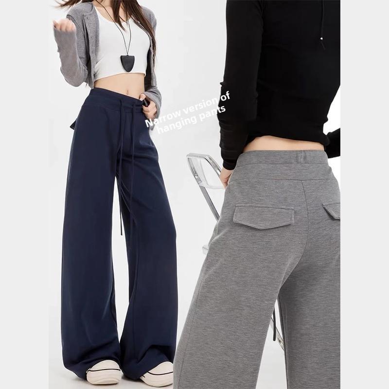 Свободные женские брюки-клеш из эластичной ткани для повседневной носки