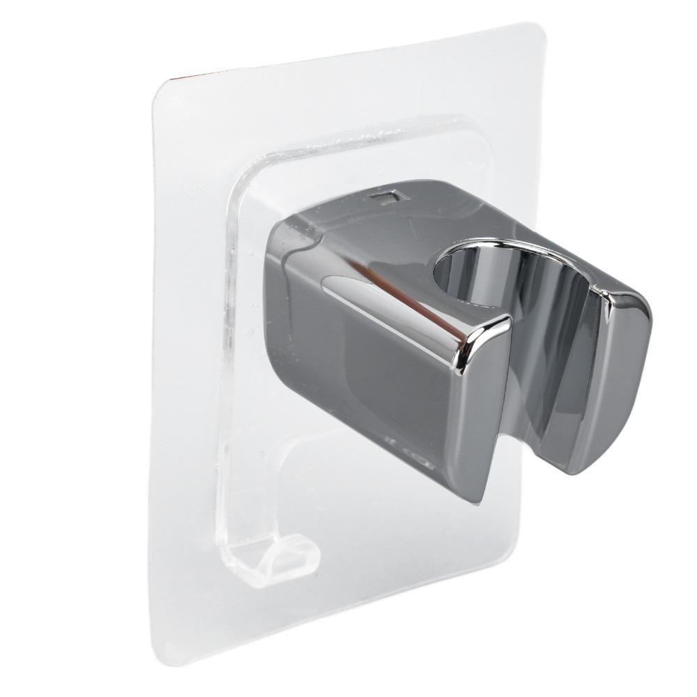 Adhesive Shower Head Holder ABS Material Shower Sprayer Hanger Shower Head Accessory Home Use