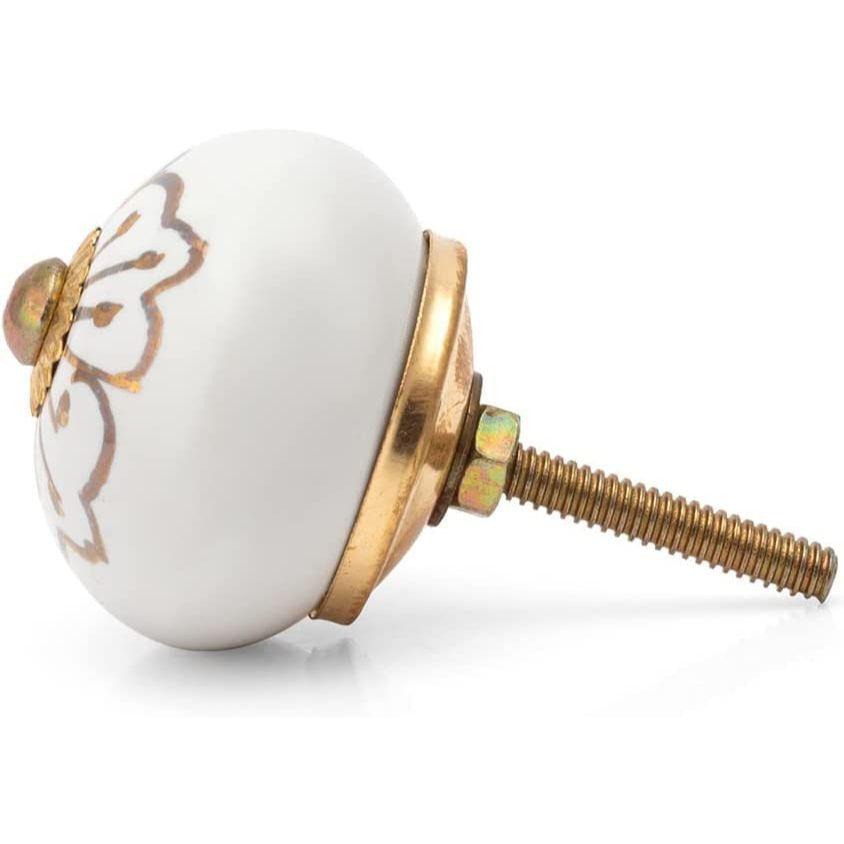 Винтажные Ассорти Декоративные Ручки-Скобы Золотые Ручки для Гардероба, Кухонных Шкафов, Комодов и Буфетов Декор Домашнего Интерьера - Упаковка из 6 штук