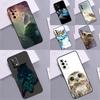 Сова Акварельное Животное Для Samsung Galaxy A15 A55 A35 A53 A33 A13 A36 A56 A26 A16 A22 A32 A52 A54 A34 A05 A06 Чехол