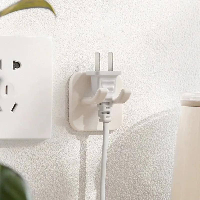 Hook Socket Wall Coat Racks Keys Hanger Wall Hanging Hooks Bathroom Accessories Keys Holder Keychain Storage Rack Home Garden