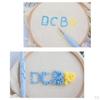Ткань бежевая с прошивкой для вышивки и DIY ковроткачества
