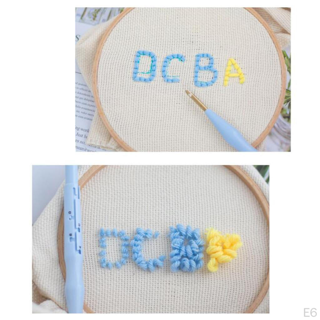 Ткань бежевая с прошивкой для вышивки и DIY ковроткачества