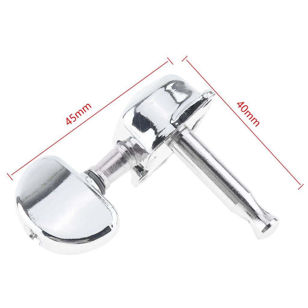 6 шт. хромированные колки для настройки гитары 3R + 3L полузакрытые полукруглые колки тюнеры для акустической гитары