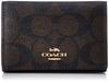 Business Card Holder 91681 [Coach] Women's Im/Brown/Black [Item]
