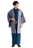 Summer Single Komaru Single [KYOETSU] Haori, Washable, Plain, Clothes, Fabric, Item, Men's (S, Pigeon)