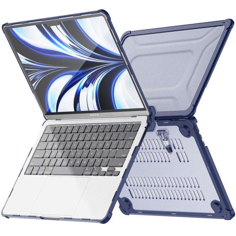 MacBook Air 13.6 Inch Protective Case With Starry Sky Design Built-in Stand Students Office Travel