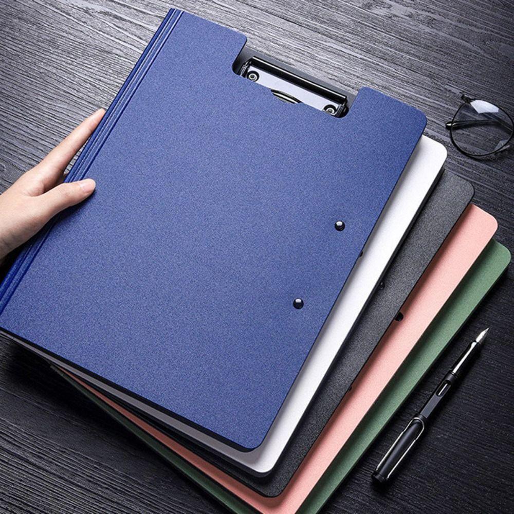 With Double Clips Clipboard Dual Use Memo Clip Board Fashion A4 File Folder Creative Stationary