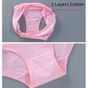 Women's Underwear Cotton Teenage Panties Kids Underwear Children Cotton Brifes 8-16Y