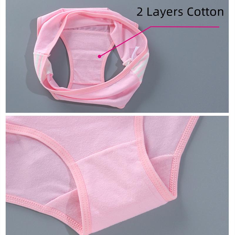 Women's Underwear Cotton Teenage Panties Kids Underwear Children Cotton Brifes 8-16Y