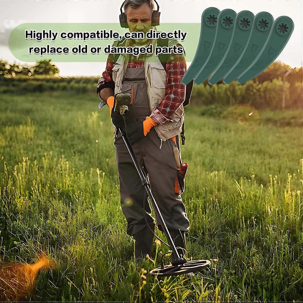 32Pcs F016800372 Lawn Mower Blades for Bosch ART 26-18 LI 083-B3-0009 ART 23-18 LI , ABS Grass Lawn