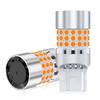 GOSMY T20 LED Указатель поворота W21W T20 3030SMD Техосмотр автомобиля Охлаждение ламп, Защита от гипервспышки, Встроенный резистор, Одинарный, Янтарный, 45 светодиодов,
