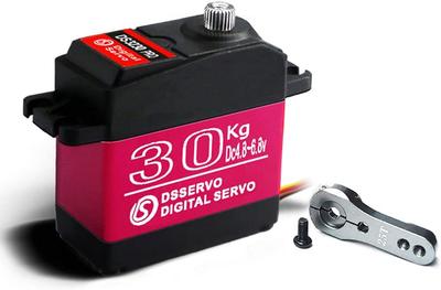 DS3230 PRO 30 кг 6 В Цифровой сервопривод с рулевой поверхностью 25T | Вращение 180° | Алюминиевый корпус | Высокий крутящий момент для радиоуправляемых автомобилей, грузовиков, робототехники и DIY-проектов