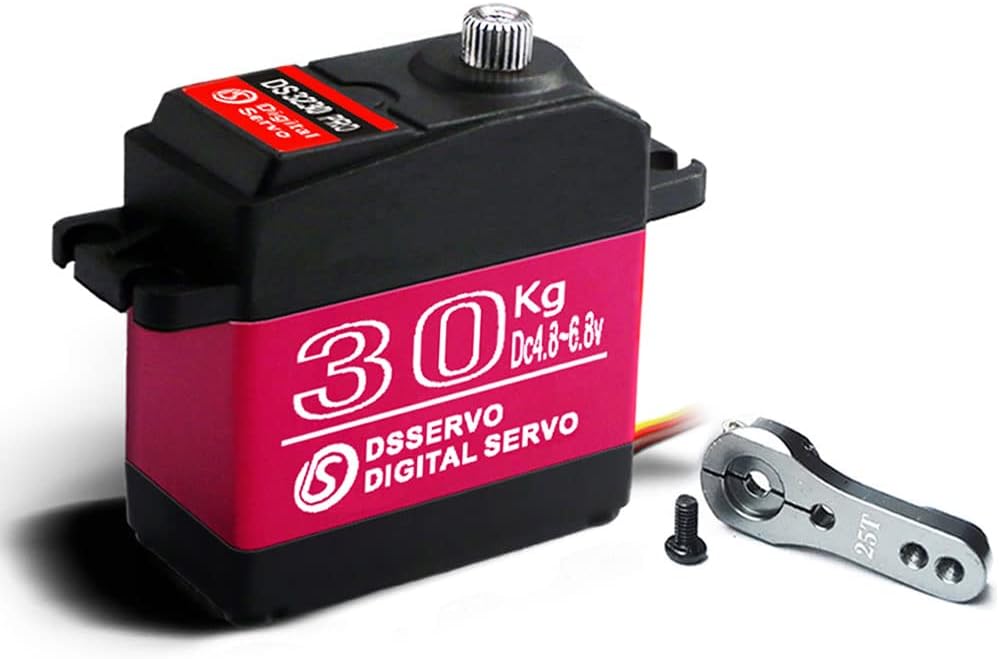 DS3230 PRO 30KG 6V Digital Servo Motor with 25T Horn | 180° Rotation | Aluminum Case | High-Torque for RC Cars, Trucks, Robotics, and DIY Projects
